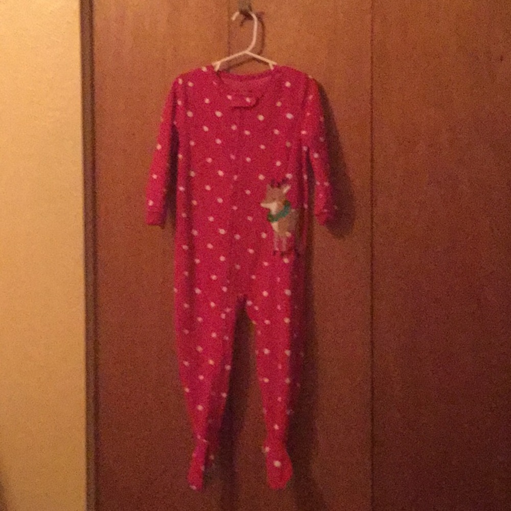 Lot of 5 footie pajamas